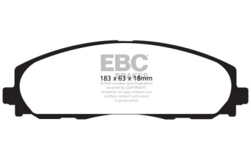 Klocki hamulcowe przód EBC Yellow DODGE JOURNEY | FIAT FREEMONT DP41888