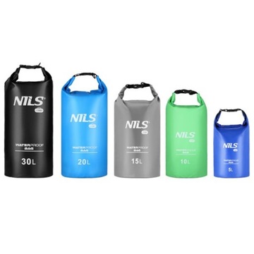 ВОДОНЕПРОНИЦАЕМАЯ ПАРУСНАЯ СУМКА Водонепроницаемый РЮКЗАК ДЛЯ АКСЕССУАРОВ 20 Л NILS CAMP