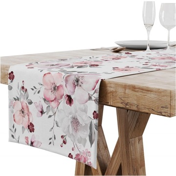 BIEŻNIK OBRUS NA STÓŁ MATOWY GŁADKI 40x180 186