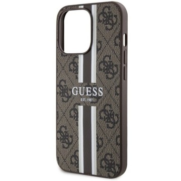 Guess GUHMP13XP4RPSW iPhone 13 Pro Max 6.7" brązowy/brown hardcase 4G