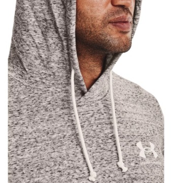 BLUZA MĘSKA UNDER ARMOUR Z KAPTUREM SZARA M