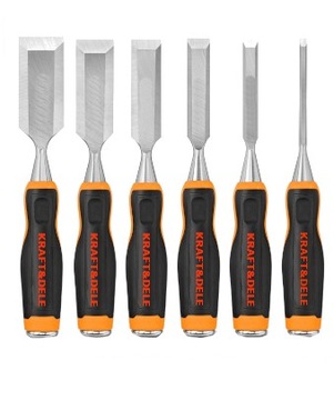 ZESTAW DŁUTx6 STOLARSKICH CIESIELSKICH RZEŹBIENIA DREWNA 6 13 19 25 32 38mm