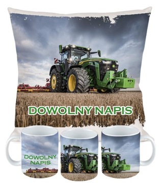 ZESTAW KUBEK PODUSZKA Farming TRAKTOR John Deere