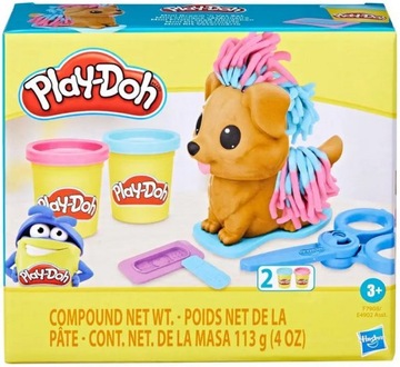 Ciastolina Play-doh Mini Psi Fryzjer Hasbro nożyczki plasterek piesek