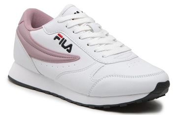 BUTY DAMSKIE FILA ORBIT LOW WOMEN BIAŁE SKÓRA SNEAKERSY ROZM. 38