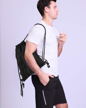 Worek na siłownię torba ze sznurkiem sportowa