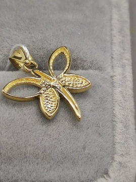 ЗОЛОТОЙ КУЛОН БАБОЧКА PR.585