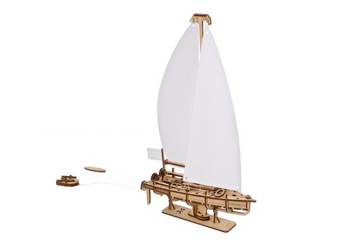 Jacht oceaniczny drewniany Ugears Puzzle 3d