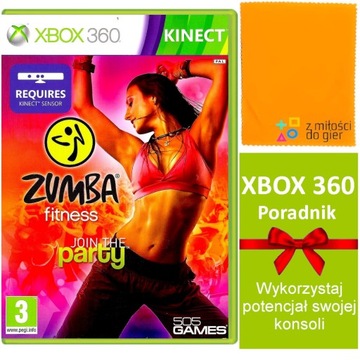 gra ruchowa na Kinecta XBOX 360 ZUMBA FITNESS JOIN THE PARTY ćwicz w DOMU