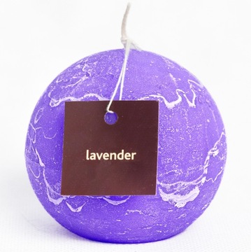 ŚWIECA ZAPACHOWA LAWENDA kula 60 mm lavender Pro-Candle