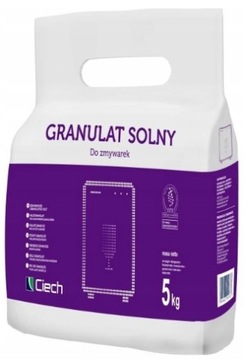 SÓL GRUBOZIARNISTA GRANULAT SOLNY DO ZMYWARKI OCHRONNA OPAKOWANIE 5KG CIECH