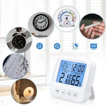 КОМНАТНЫЙ ТЕРМОМЕТР С ГИГРОМЕТРОМ ИЗМЕРИТЕЛЬ ВЛАЖНОСТИ