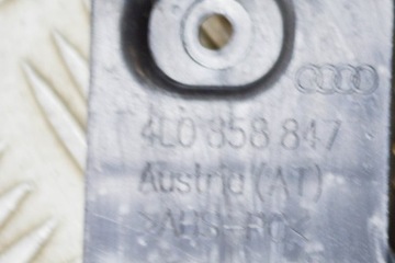 AUDI Q7 4L SPODNÍ LEVÝ DRŽÁK SLOUPU B 4L0858847 3.0 DIESEL 180KW 2013