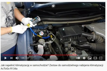 КОМПЛЕКТ ДЛЯ ЗАПРАВКИ АВТОКОНДИЦИОНЕРА R-134A 500г