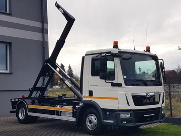 MAN TGL 12.220 HAKOWIEC 4x2 KLIMA HAKOWIEC DO KONTENERÓW MANUAL 12 TON AC