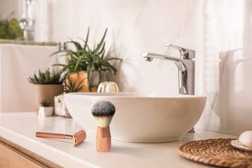 WIELORAZOWY PĘDZEL DO GOLENIA WEGAŃSKI BAMBAW