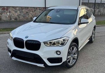 BMW X1 F48 Crossover xDrive20i 192KM 2017 BMW X1 2.0b 192Ps 4x4 Automat Ledy Navi Bixenony 1 WL.100 BEZWYPADKOWA