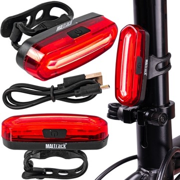 СВЕТОДИОДНЫЙ ЗАДНИЙ ВЕЛОСИПЕДНЫЙ ФОНАРЬ USB-КАБЕЛЬ 360 ГРАДУСОВ 120 лм 650 ВРАЩЕНИЕ 4 РЕЖИМА IP65