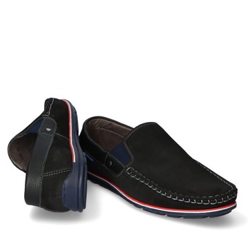 Мокасины Gregor 1522K-ME-NT10, черный нубук