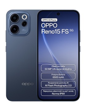 Smartfon OPPO Reno15 FS 5G 8/512 GB granatowy