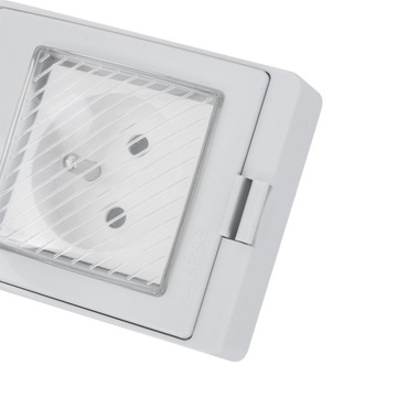 РОЗЕТКА ДЛЯ НАРУЖНОГО МОНТАЖА, 230 В, ГЕРМЕТИЧНАЯ IP55 С CEE PIN 7/5