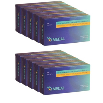 10x TOREBKI DO STERYLIZACJI MEDAL 90x135 200szt