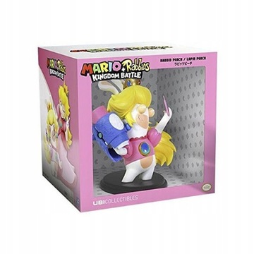FIGURKA RABBID PEACH z MARIO + RABBIDS KINGDOM BATTLE 16,5cm + BRELOK