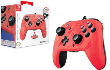 PDP SWITCH Pad przewodowy Deluxe+ CAMO CZERWONY