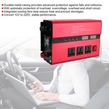 Преобразователь напряжения 12 В в 220 В мощностью 10000 Вт.