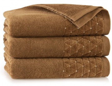 ANTYBAKTERYJNY Ręcznik ZWOLTEX OSCAR j.brąz 3 szt.