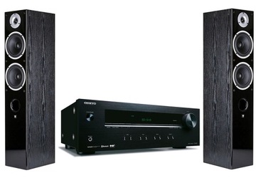 ONKYO TX-8220 + WILSON RAPTOR 7 BLACK ZESTAW STEREO