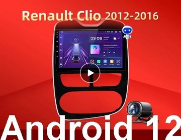 Radio Android 12 RENAULT CLIO 4 GPS WiFi PL 6/128