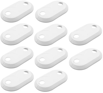 10x ROZETA ROZETKA PODWÓJNA BIAŁA MASKOWNICA RUR 16mm PEX DZIELONA