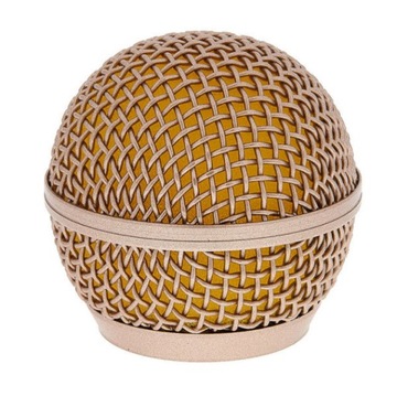 Siatka Grill Główka Sitko mikrofon Shure SM58 Złoty Gold the t.bone