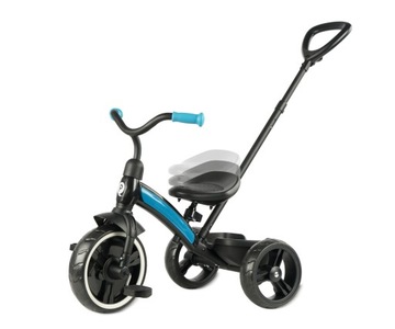 Трехколесный велосипед Elite Plus Qplay с ручкой, синий