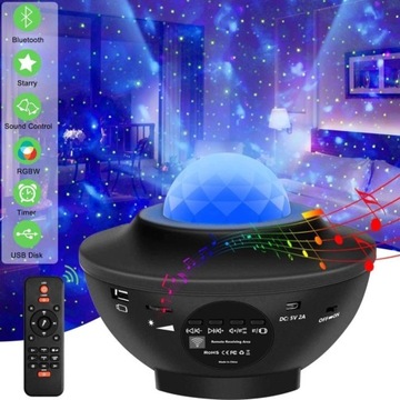 Звездный проектор Звездный светодиодный RGB ночник + пульт дистанционного управления