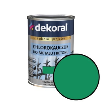 Chlorokauczuk zielony kanadyjski 0,9l. STRONG DEKORAL