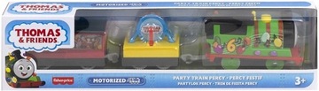 TOMEK I PRZYJACIELE KOLEJKA Z NAPĘDEM IMPREZOWY PIOTRUŚ PERCY FISHER PRICE