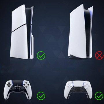 Stacja Chłodząca Podstawka Ładująca z efektem RGB do PS5 Slim