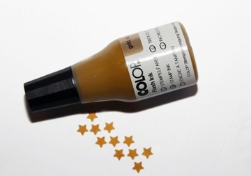Tusz do pieczątek Flashowych standardowy Colop 25 ml złoty