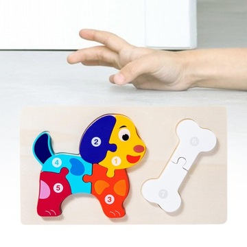 Деревянные головоломки-головоломки Монтессори-игрушки для