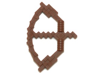 Lego 18792 broń łuk Minecraft brązowy 1szt N