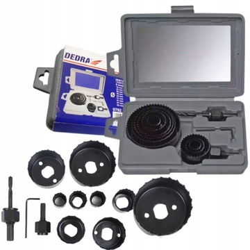 DEDRA 0792 ZESTAW OTWORNIC PUSZKOWYCH DO DREWNA