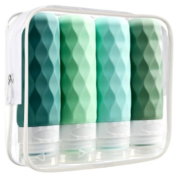 SILICONE TRAVEL BOTTLE FOR AIRCRAFT LUGGAGE COSMETICS 90ml