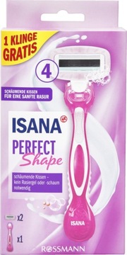 MASZYNKA DO GOLENIA DLA KOBIET ISANA PERFECT SHAPE+ 2 NOŻYKI