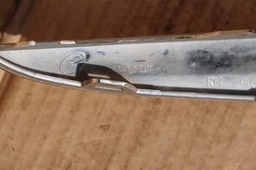 BMW 7 G11 G12 LCI LIŠTA CHRÓM PRAVÁ NÁRAZNÍKU PŘEDNÍ 2018+