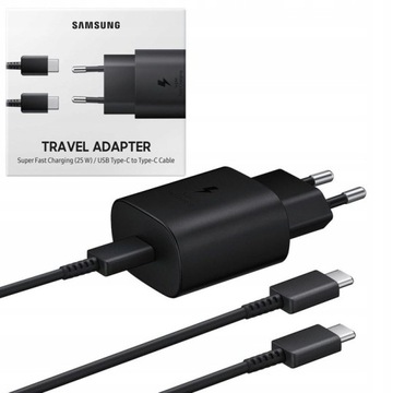 ŁADOWARKA SIECIOWA SAMSUNG S23 25W + ORYGINALNY kabel GRATIS