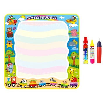 Kids Water Doodle Mat Dinosaur Style Drawing Mat Educational Toys Coloring