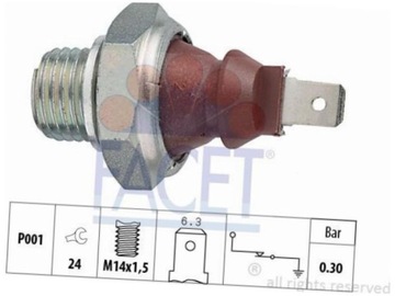 EPS 1.800.023 SENZOR TLAKU OLEJE OPEL