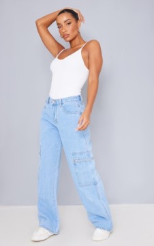 БЕЛЫЙ БОДИ PRETTYLITTLETHING НА ТОНКИХ ЛЕМЕНЯХ R.S J272113